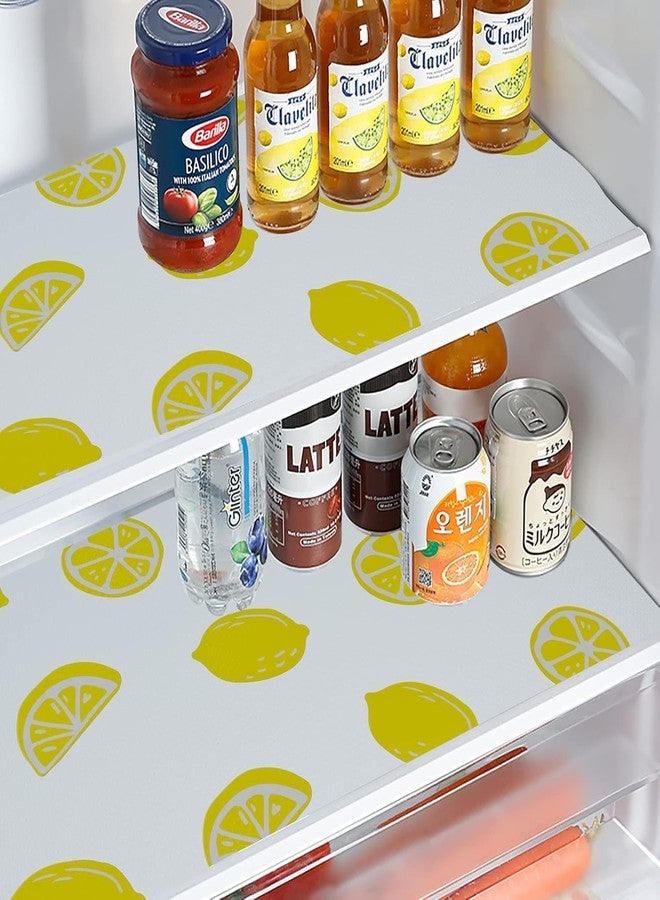 SKYTONE Kitchen Shelf Liner Anti Slip Mat EVA Food Grade Multipurpose Washable Sheet for Fridge, Shelf Liner, Table, Kitchen Drawer Mat (Lemon, 45 X 300 CM) - Image 5
